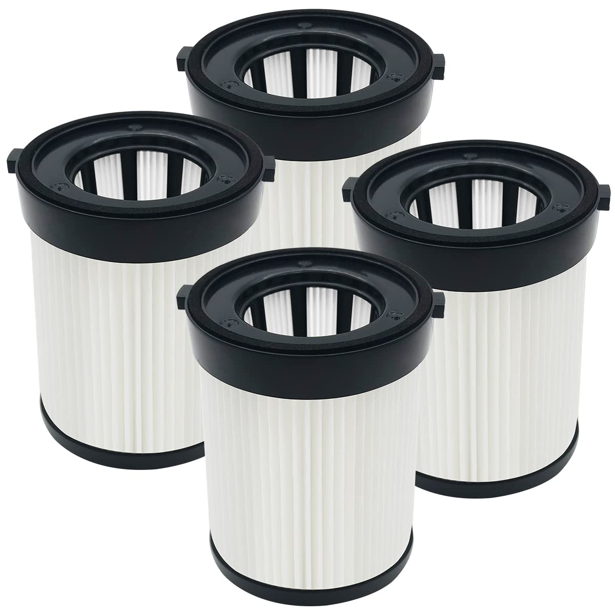 Vacuum Filter Replacement for Lubluelu 202 Oraimo OSV-102 Besswin W26 VacLife VL732 206 Vacuum Cleaner 4pcs