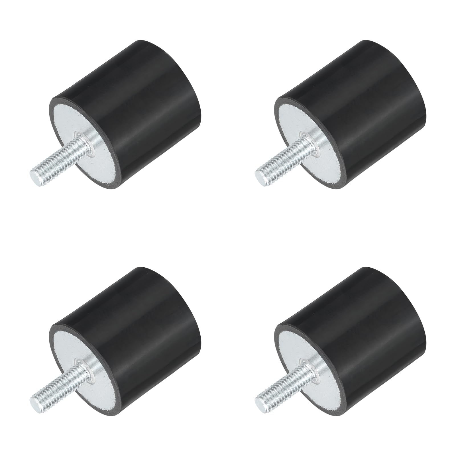uxcell M6x1.0mm Thread Rubber Mounts, Vibration Isolators, Cylindrical Shock Absorber with Studs 20 x 30mm 4pcs — Amazon image 16