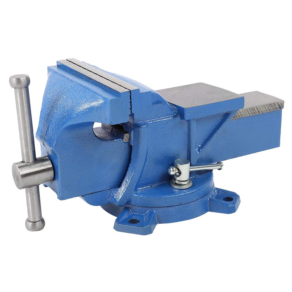 Étau d'établi Robuste de 5 Pouces avec Base Rotative