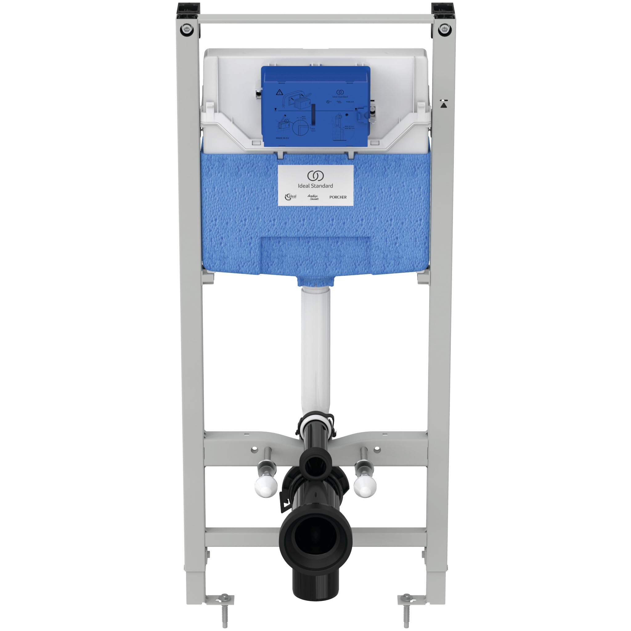 Ideal Standard Prosys 120 R009467 - Soporte mecánico universal para inodoro colgante de pared y suelo
