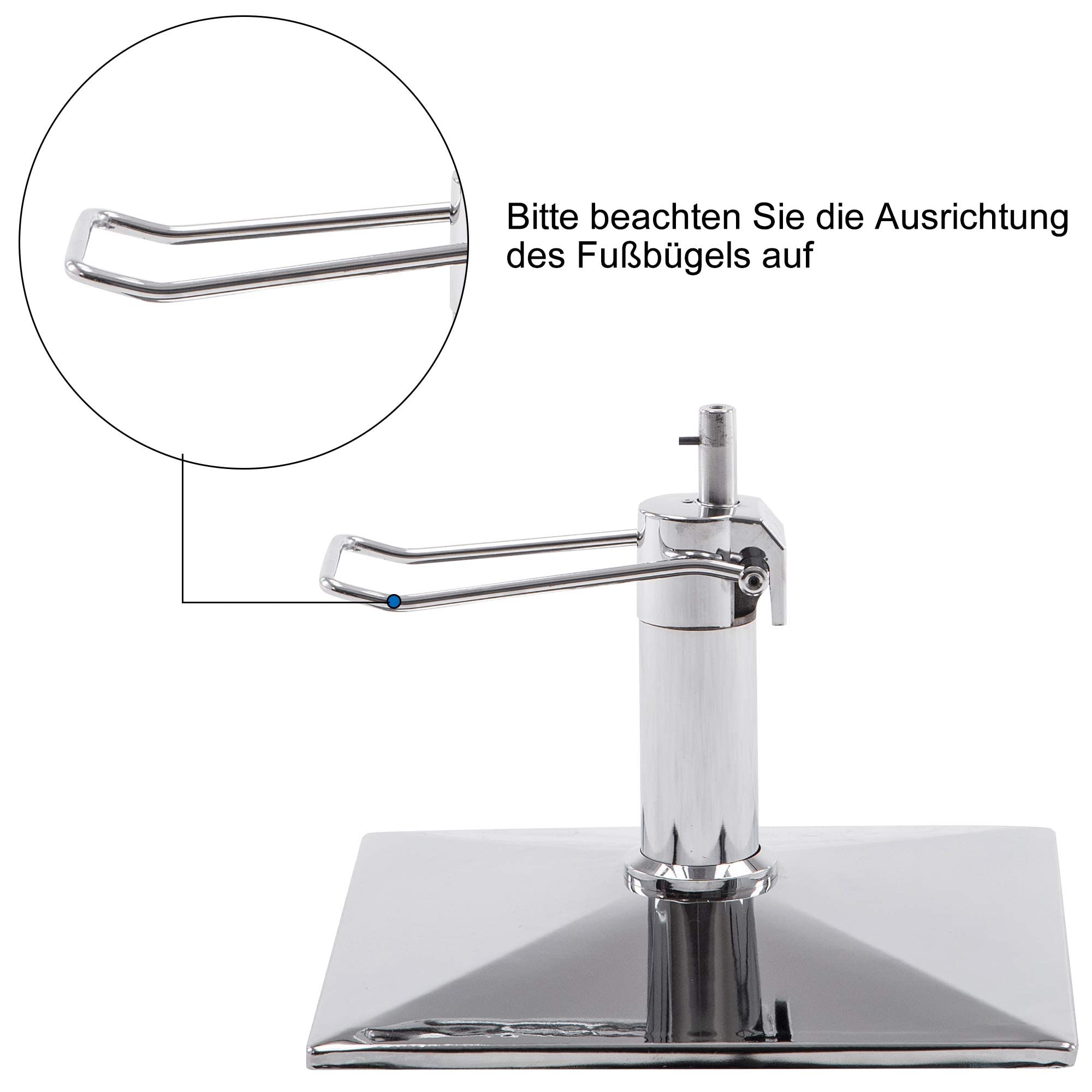 BarberPub Friseurstuhl Hydraulisch Bedienungsstuhl 2057BK