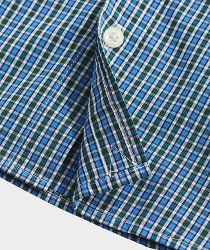vineyard vines Boys' Small Check Stretch Poplin Shirt4