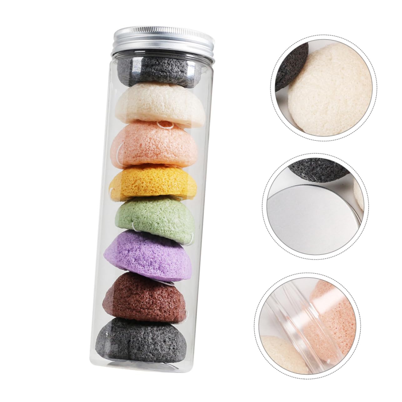 Housoutil Piezas Lavado De Cara Bocanada De Cuerpo Esponja De Maquillaje Bocanada De Cara Esponjas Faciales Naturales De Esponja Facial Natural Bocanadas Limpio