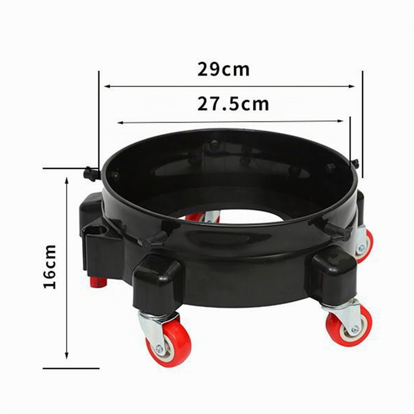 Chariot à Seau Chariot à Pots de Fleurs Supports pour Seau Support à Roulettes pour Pots Chariot pour Plantes Roule Seau Support Outils de Transport pour Ménage Jardin
