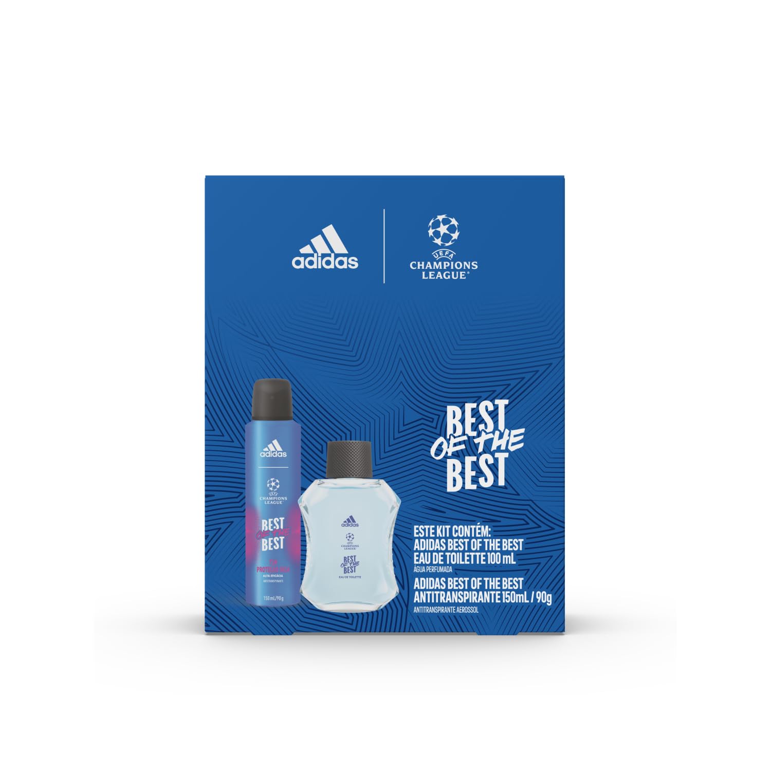 adidas Kit Best Of The Best Eau de Toilette 100ml + Desodorante