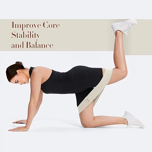 Miniatura 5 de Kit esencial de pilates para entrenamientos en casa, incluye anillo mágico de pilates, bola, pesas de tobillomuñeca, bandas de resistencia,