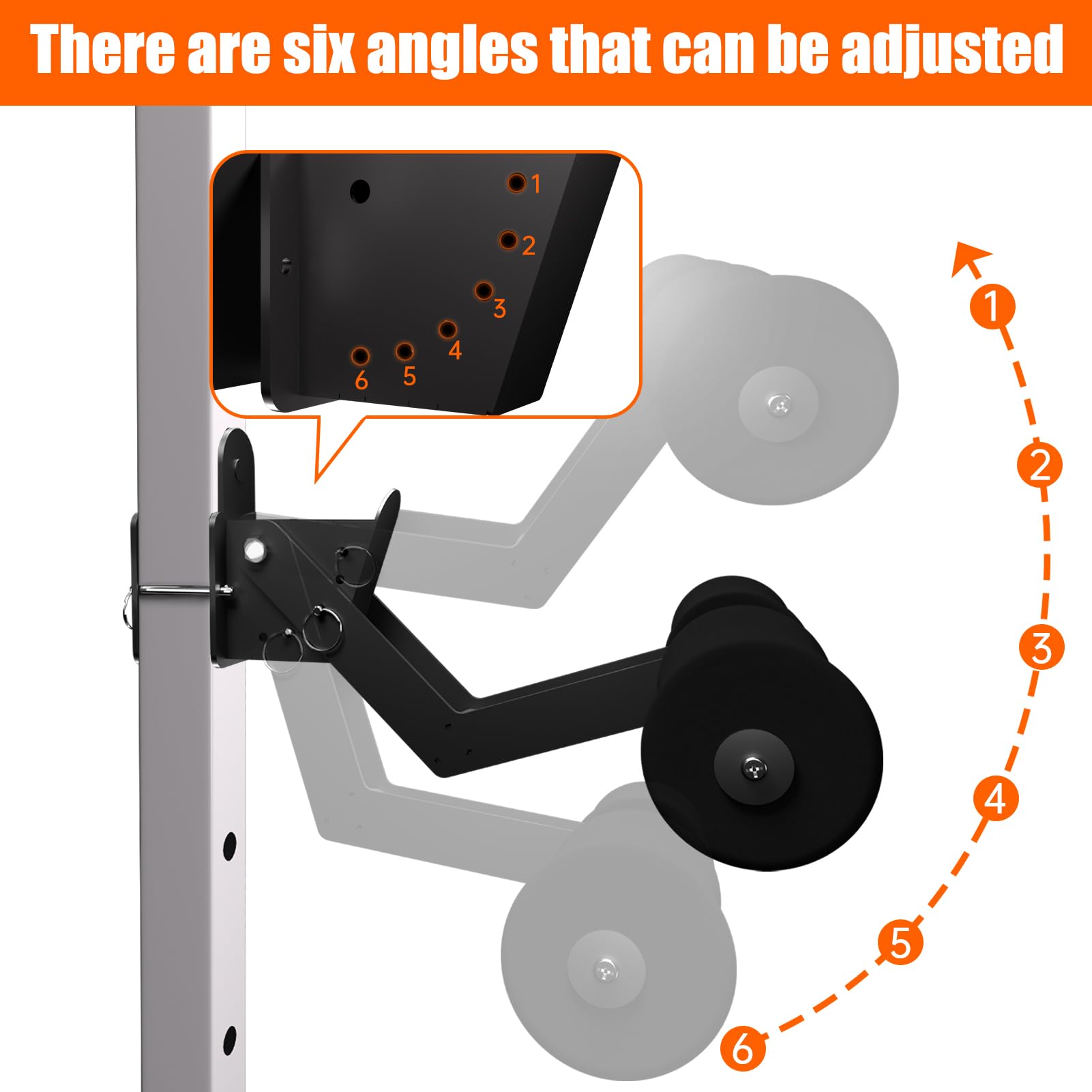 VivaZen Nordic Hamstring Curl Pro Attachment - Adjustable Power Rack Leg Lock with High-Density Recovery Foam Padding, Compatible with 5/8