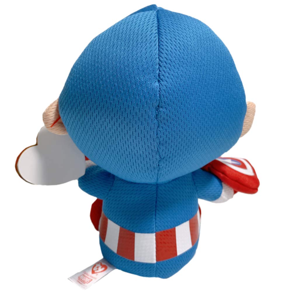 Amazon.co.jp: マーベル MARVEL ty キャプテンアメリカ ぬいぐるみ