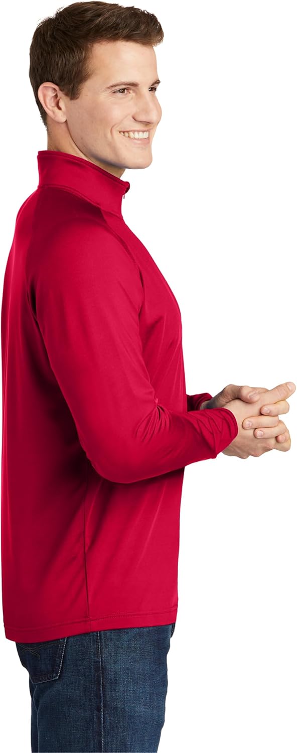 SPORT-TEK Unisex Sport-Wick Stretch Quarter Zip Pullover - Image 2
