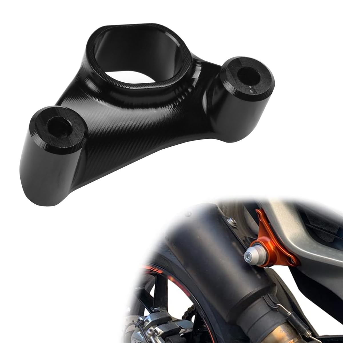 Supporto per tubo di scarico per moto, supporto ad anello fisso, protezione per KTM Duke 790 Duke 890 R 2018 2019 2020 2021