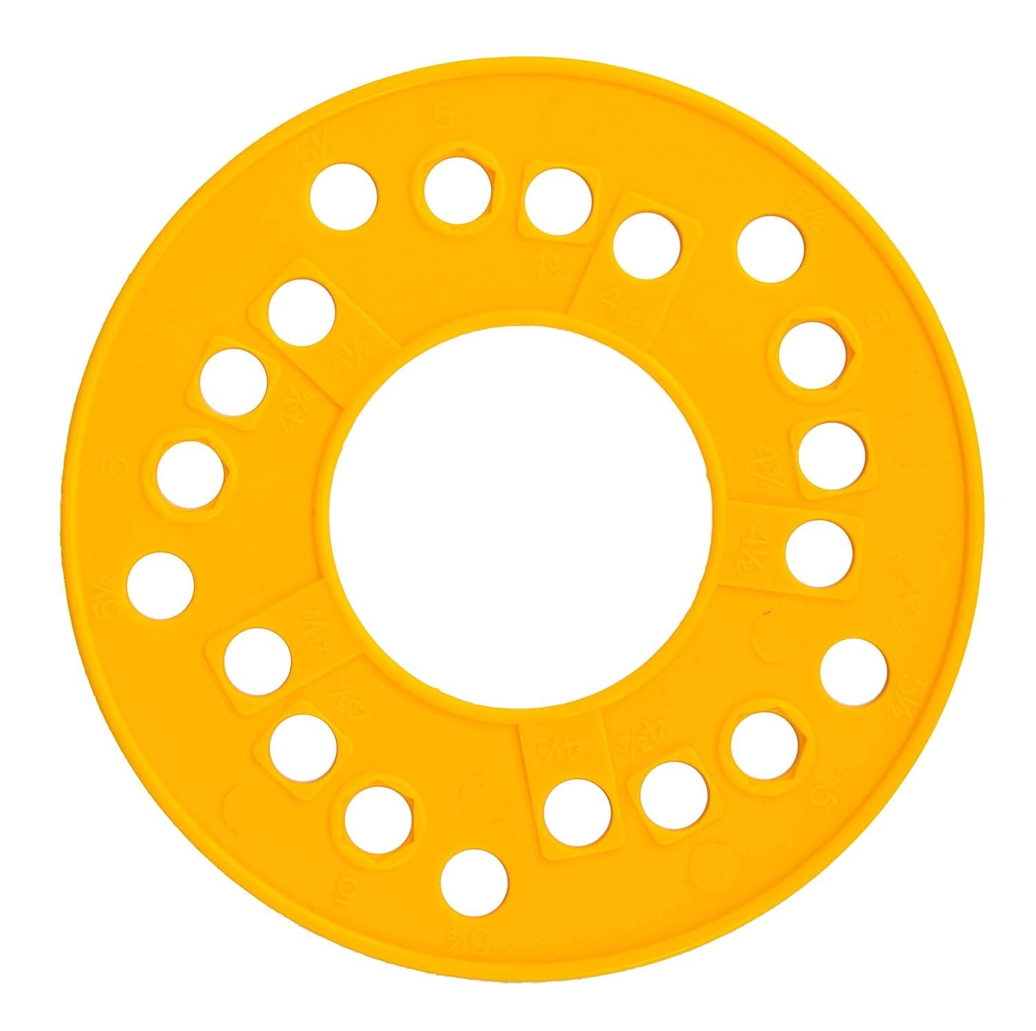JEGS Wheel/Stud Bolt Circle Template [SAE 5-Lug]