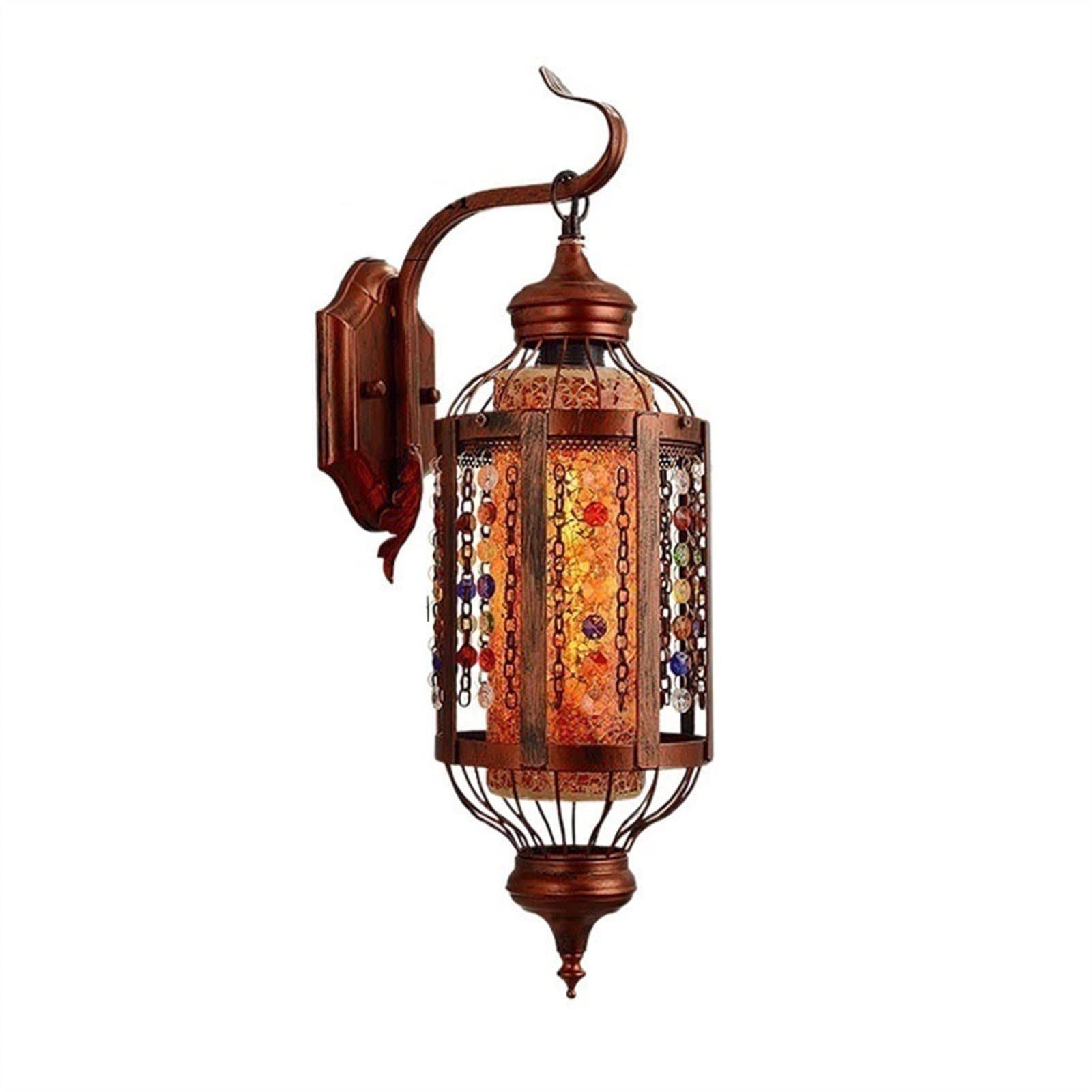 Yinj9562fg One Color Living Room Iron Wall Lamp, Hallway, Creative Decoration, Indoor Lighting, Retro Style For Home Hotels And Restaurants Decor