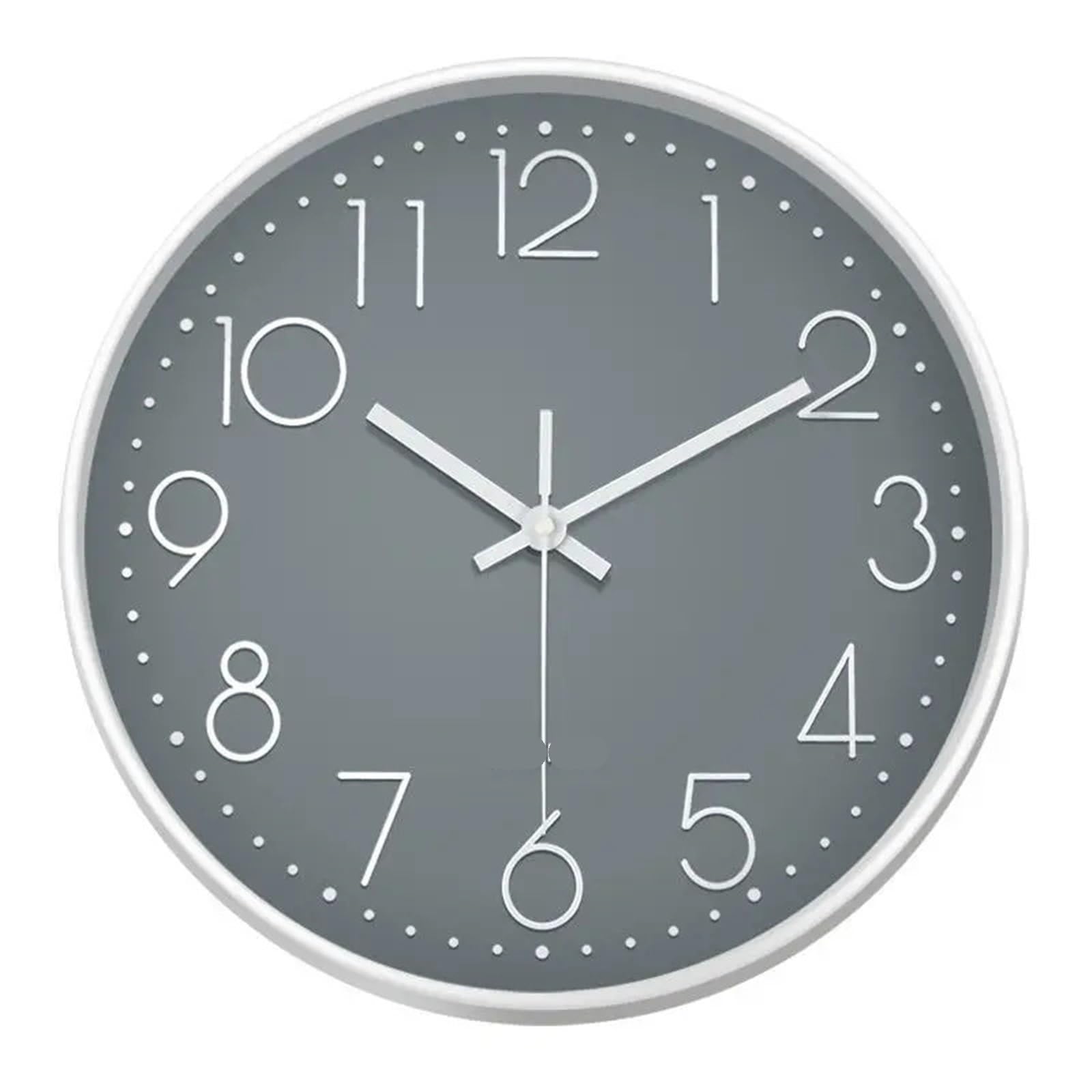 BDFJEDS Wall Clock Quartz Clock Home Living Room Wall Mounted Circular Electronic Simple And Atmospheric Bedroom Silent(Color1)