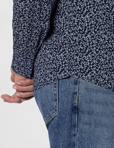 Image of Pepe Jeans Men's Casual Shirt | Trendy Printed Shirt for Men| Regular Fit | Full Sleeve | Available in Plus Size, Cotton