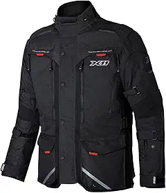 Jaqueta Travel 3 X11 para Motociclista Preta Masculino e Feminina