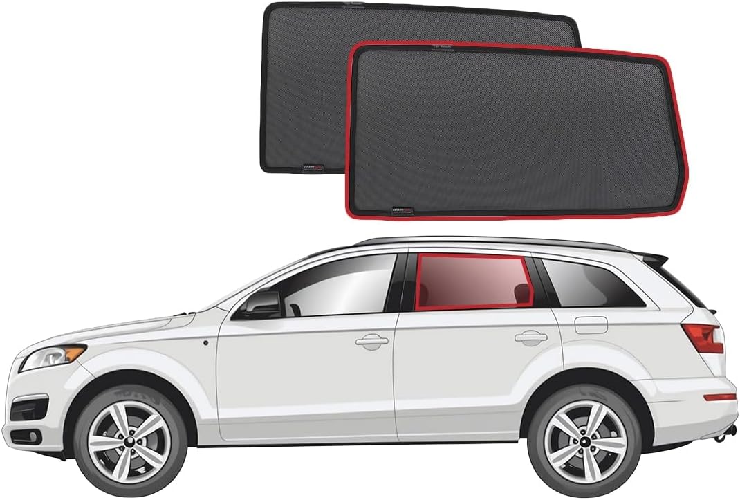 Snap Shades for Audi Q7 1st Generation Car Rear Window Shades (Typ 4L; 2005-2015)