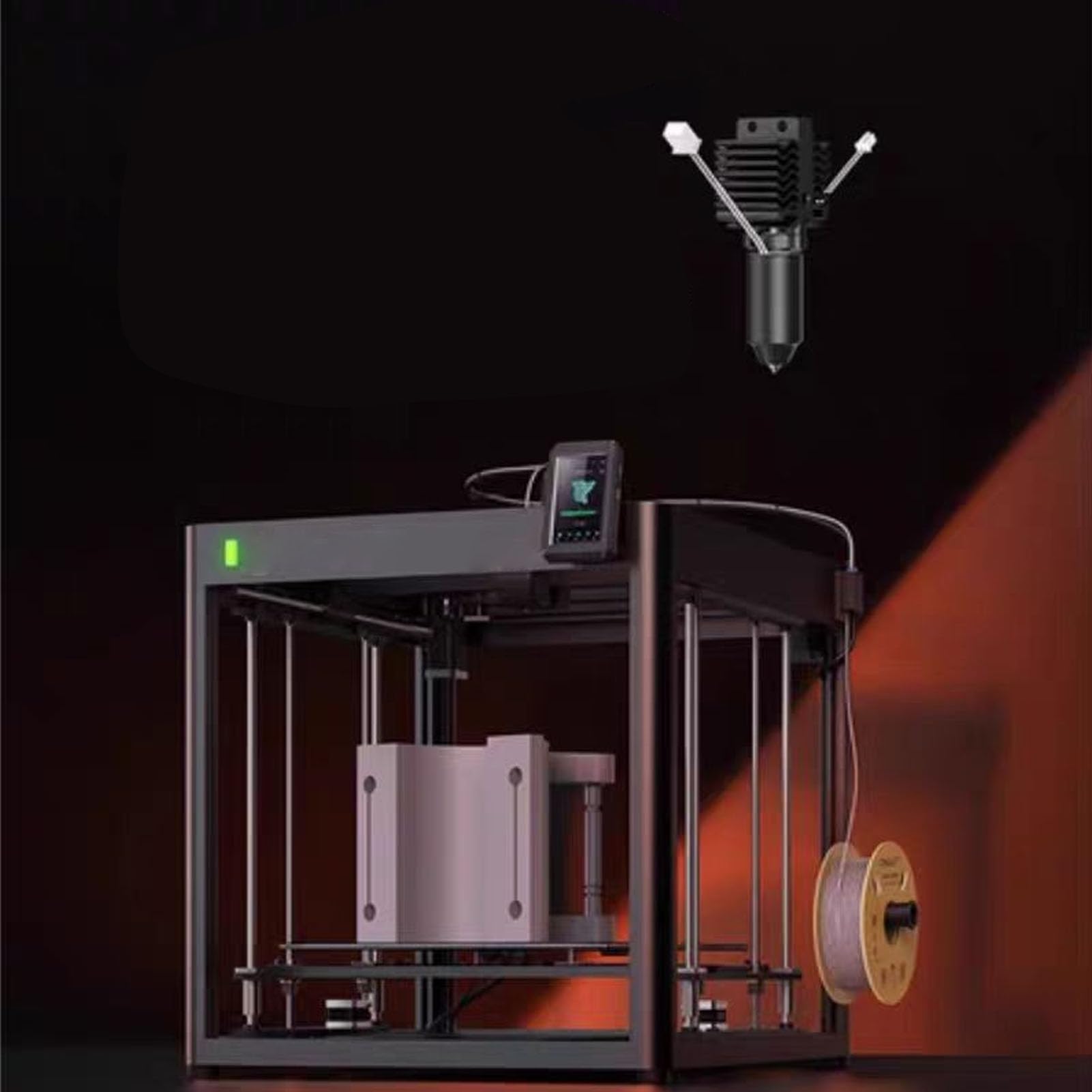 Generic Kit de Bloque Calefactor de Cerámica, Kit Hotend de Alta Conductividad Térmica y Alto Caudal para Impresora 3D Ender-5 Max con Boquilla de Intercambio Rápido, Filamento de 1,75 Mm de Diámetro