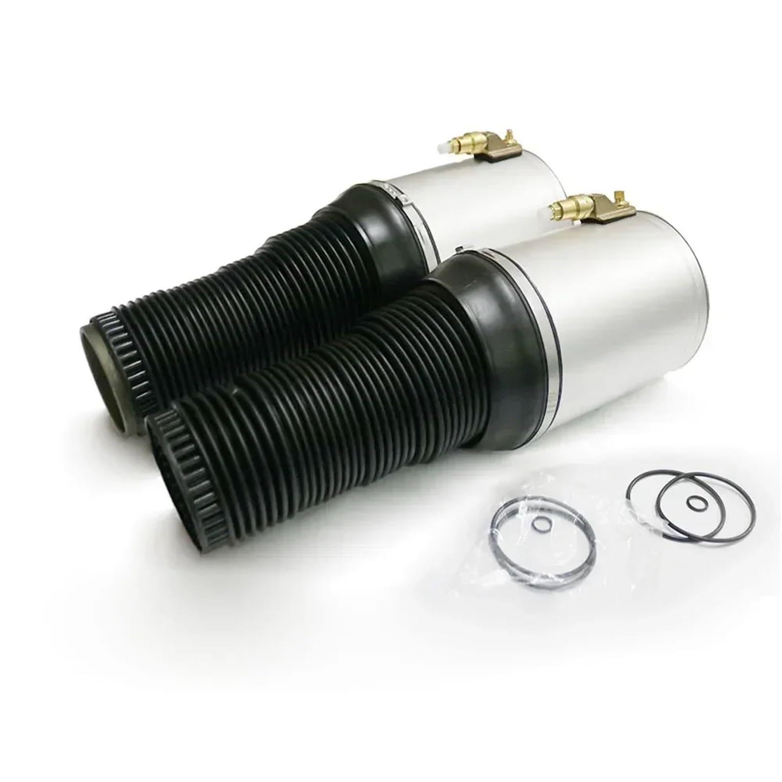 2 piezas 3D0616040 compatible con VW Phaeton Bentley Spur bolsa de choque de aire delantero suspensión suspensión neumática puntal 3W0616040C 4W0616040, 4W0616040B(V,Phaeton (3D))