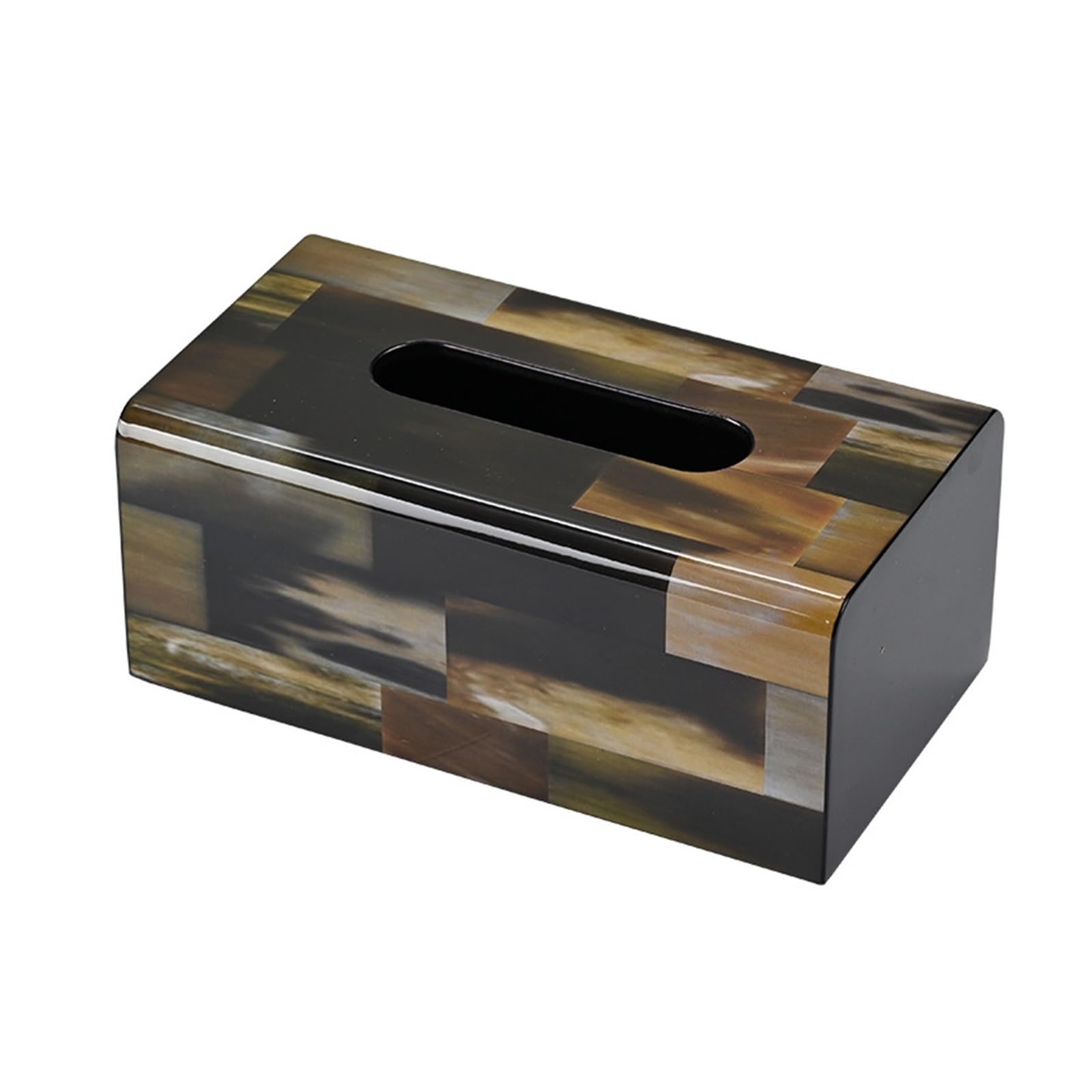 Tissue Case Vintage Wood Rectangular Tissue Box Cover Kitchen Bedroom Desktop Napkin Facial Dispenser Tissue Dispenser