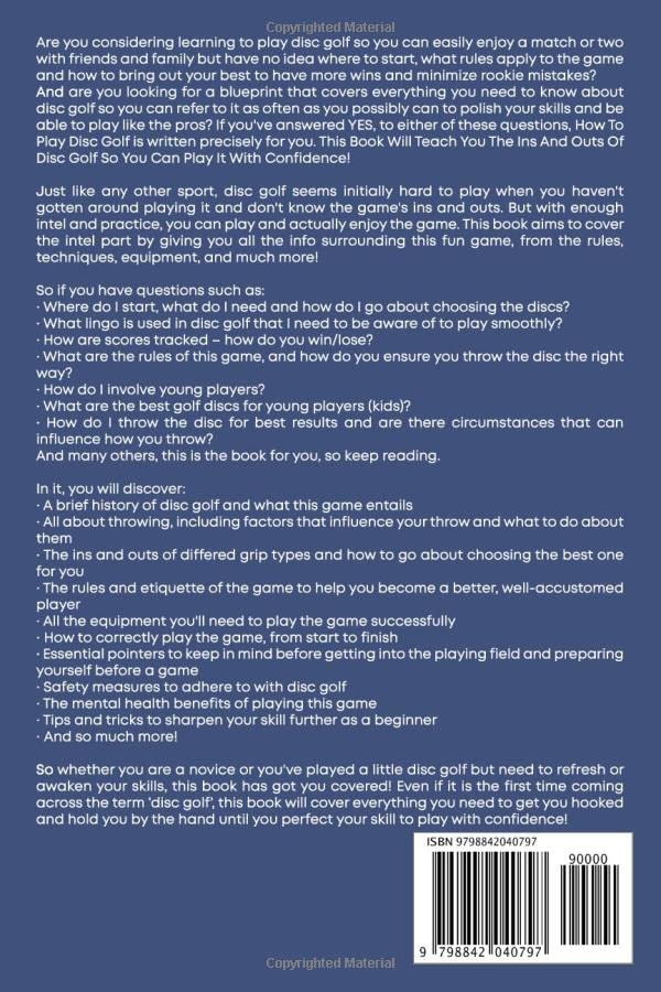 Miniatura 2 de How to Play Disc Golf A Beginners Guide to Learn the Disc Golf Rules, Etiquette, Equipment, and Proper Technique Author Roger Banks