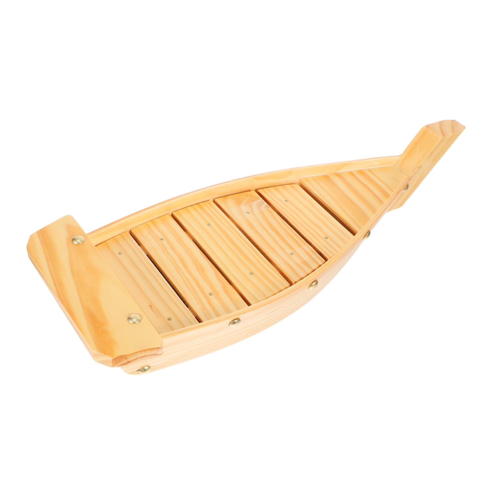 TOYANDONA Style Japonerie Plat de Sushi, en Bois de Bateau