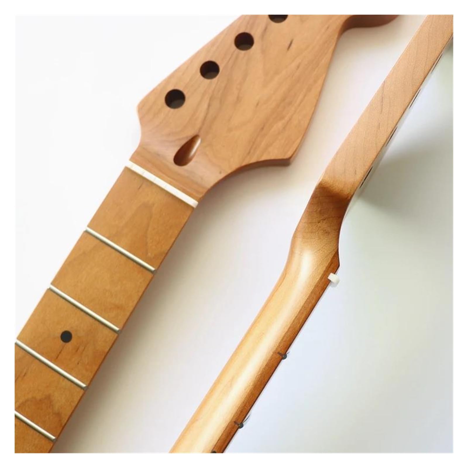 Amazon | エレキギター交換部品ネック DIY ニトロサテン仕上げロースト