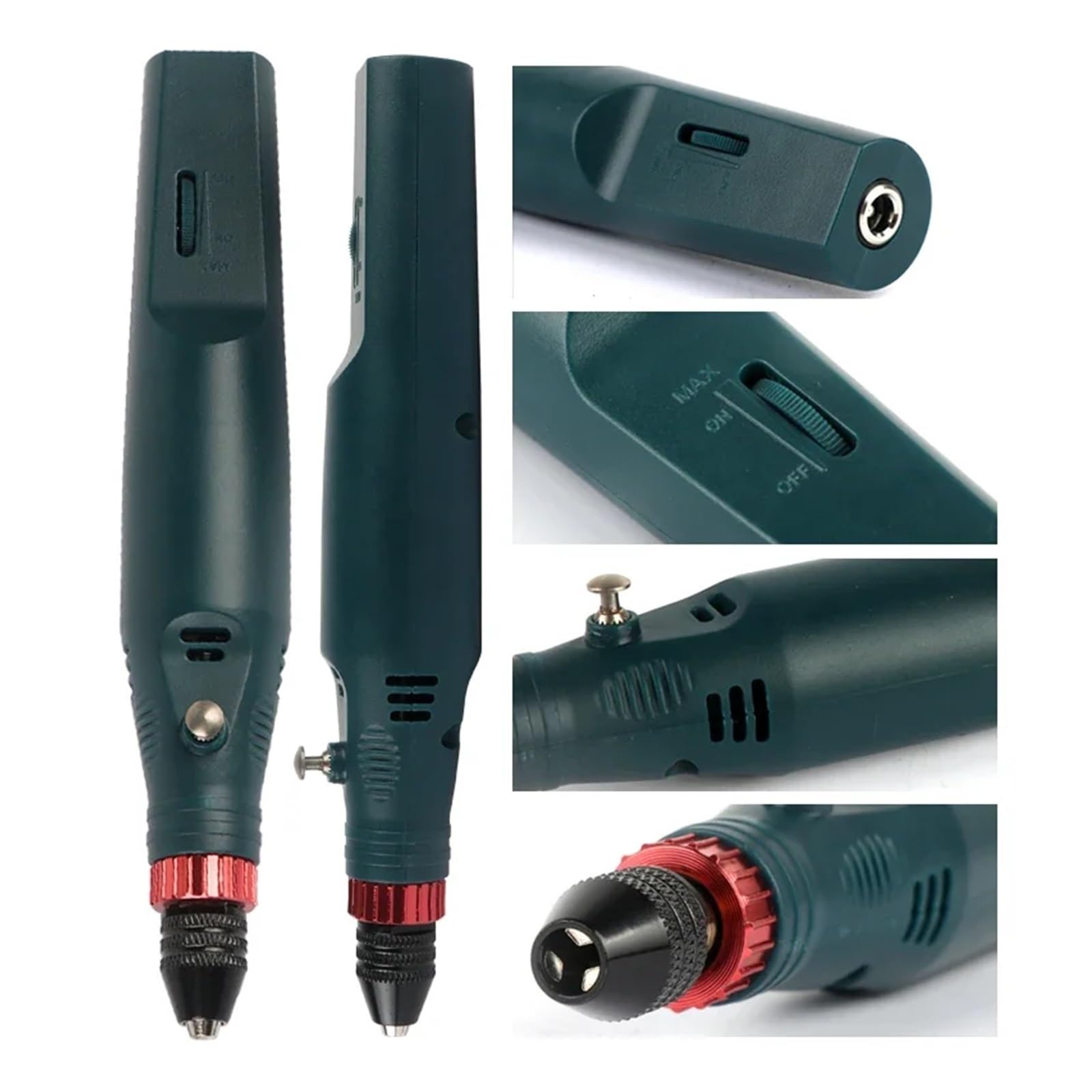 Mini perceuse électrique 12V 24W, outils électriques, perceuse, meuleuse, ensemble d'accessoires de meulage, perceuse à main 2000-18000 tr/min(Set 2-20PCS)