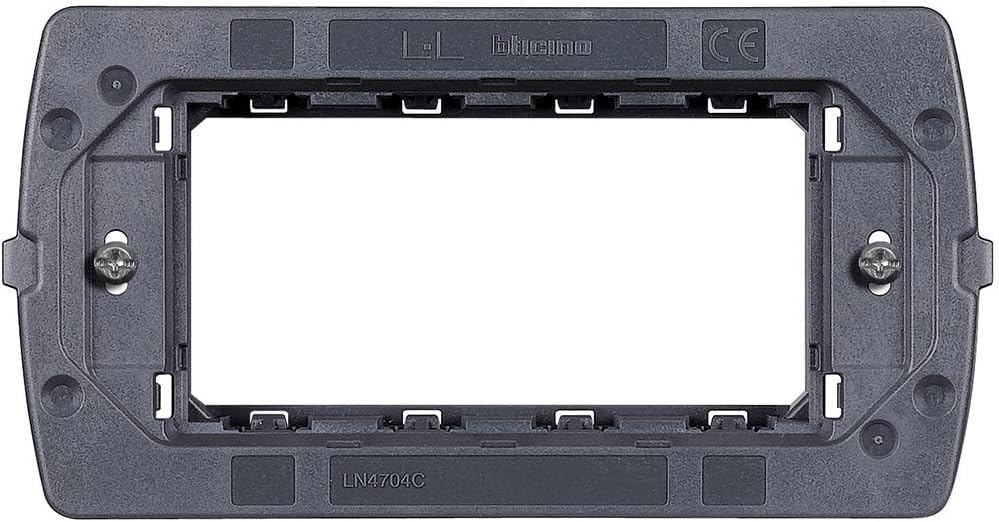 Bticino Supporto Livinglight Air con 4 Moduli, Bianco