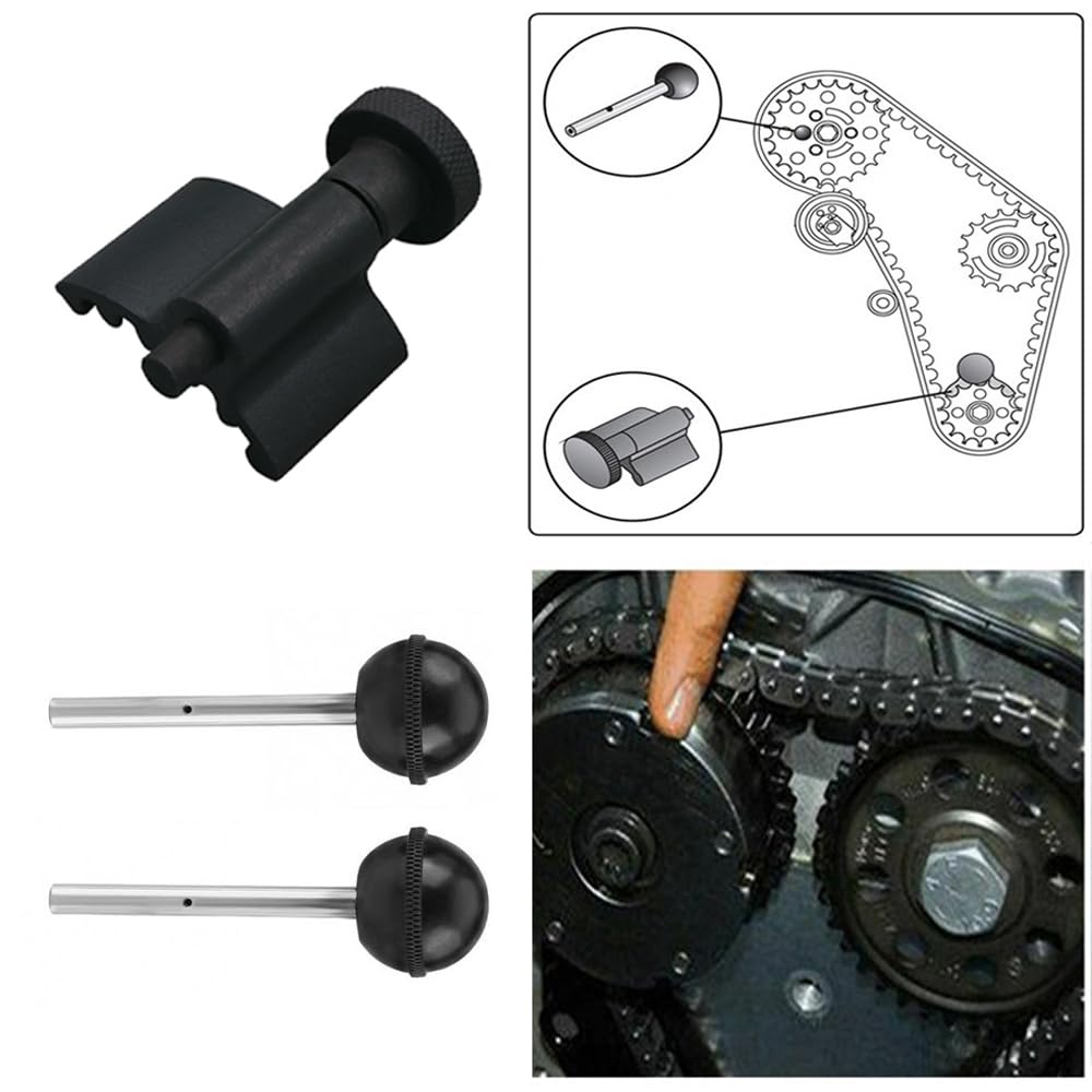 Set di Attrezzi per la Regolazione della Cinghia dentata,Kit utensile di temporizzazione del Motore Diesel Compatibile Adatto per VW TDi/Adatto per VW 1.2 1.4 1.9 2.0 TDi