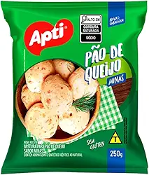 Kit com 2 Mistura Para O Preparo De Pão De Queijo Apti Minas 250g