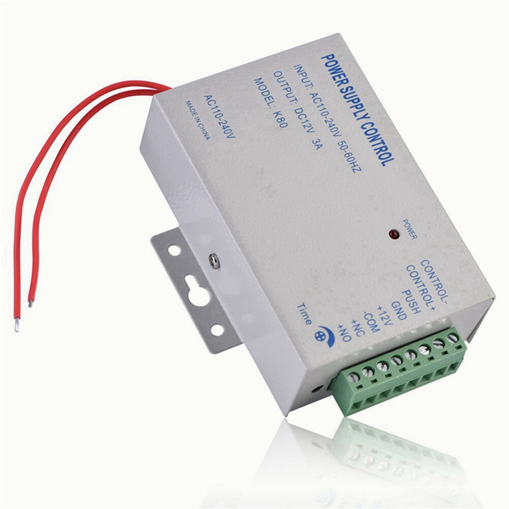 5X System de Acceso una la Puerta K80 Control de Suministro de Energía Eléctrica DC 12V 3A Energía en Miniatura/Cerradura Eléctrica Alimentación/System de Control de Acceso