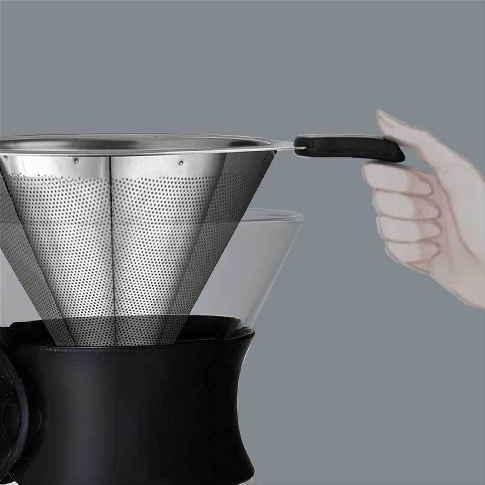 Caraffe per caffè Bollitore da caffè 400ml Glass Coffee Caffettiera Dripper Moka Maker Maker Percolatore Barista Strumenti Attrezzi per caffè espresso Bollitore MANUALE PERFETTO PER L'AMANTO DEL CAFFÈ