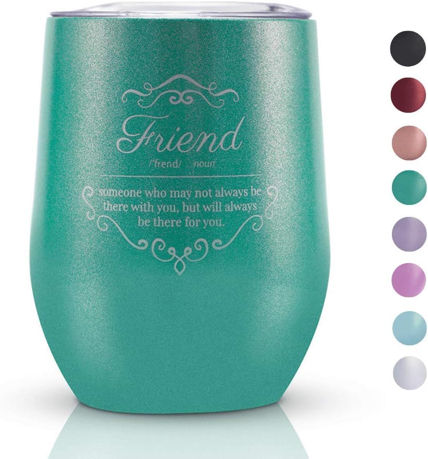 bicchiere di vino per la sorella