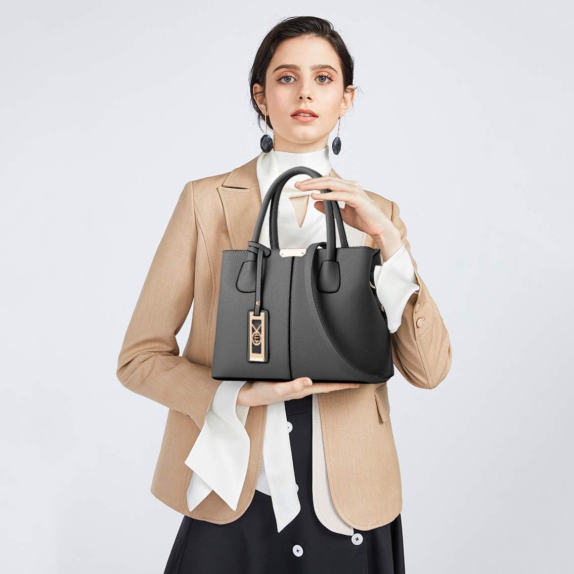 Purses and Handbags for Women Shoulder Tote Bags Top Handle Satchel - Image 2