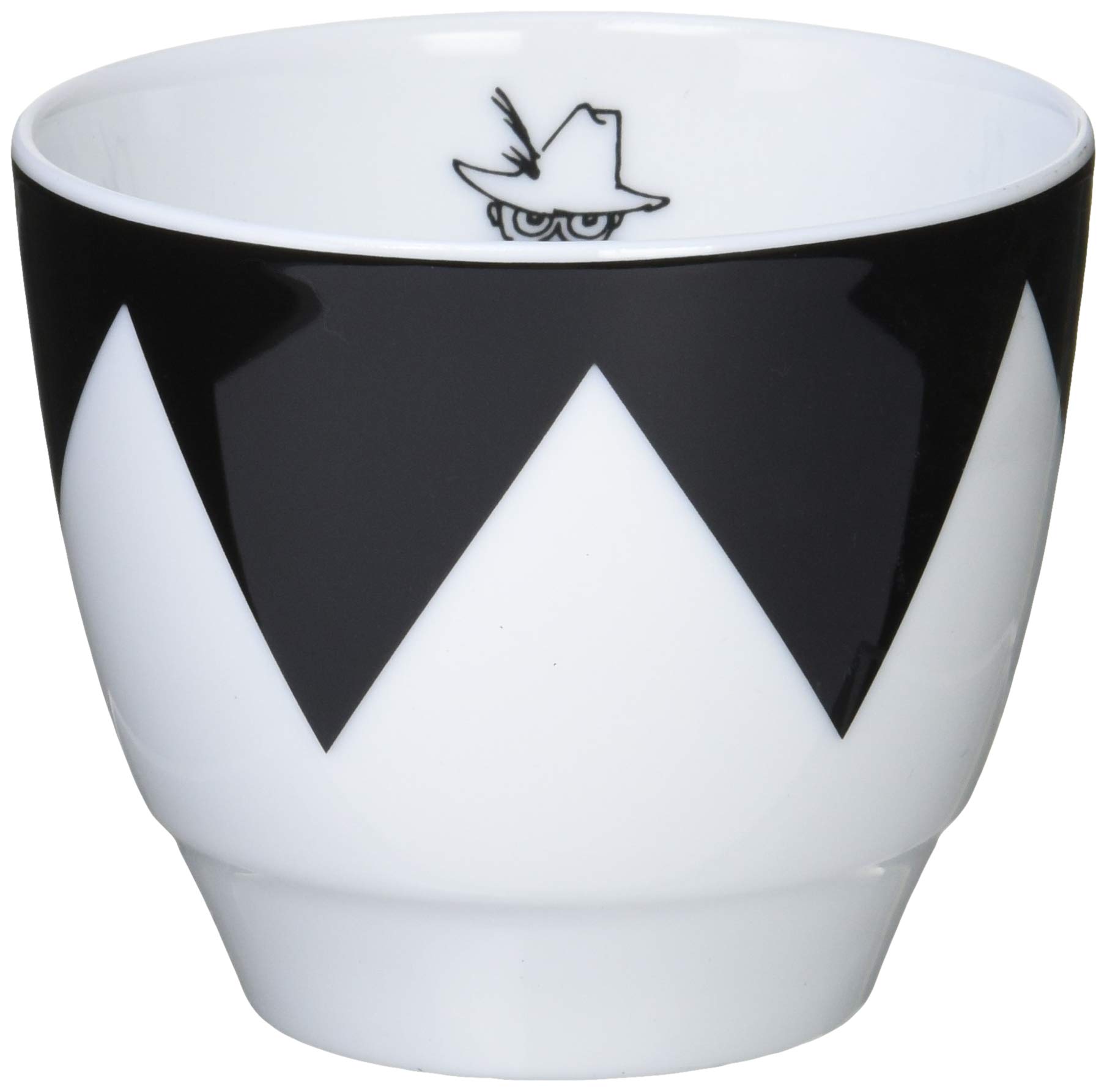 Yamaka Shoten MOOMIN MM703-339 Bob Foundation, Free Cup, Snuff Skin Pattern, Capacity: Approx. 7.4 fl oz (210 ml), Microwave Safe, Dishwasher Safe, Moomin Goods, Scandinavia, Mother's Day Gift,