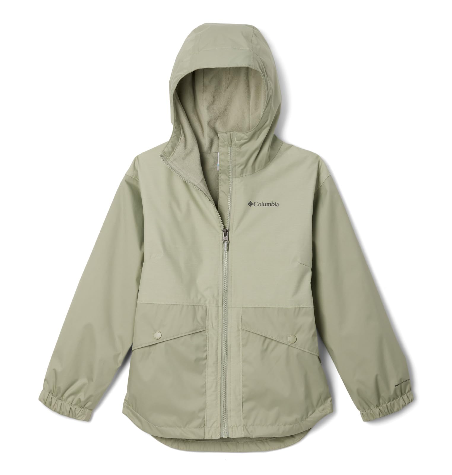 Columbia Youth Rainy Trails II Fleece Lined Waterproof Rain Jacket