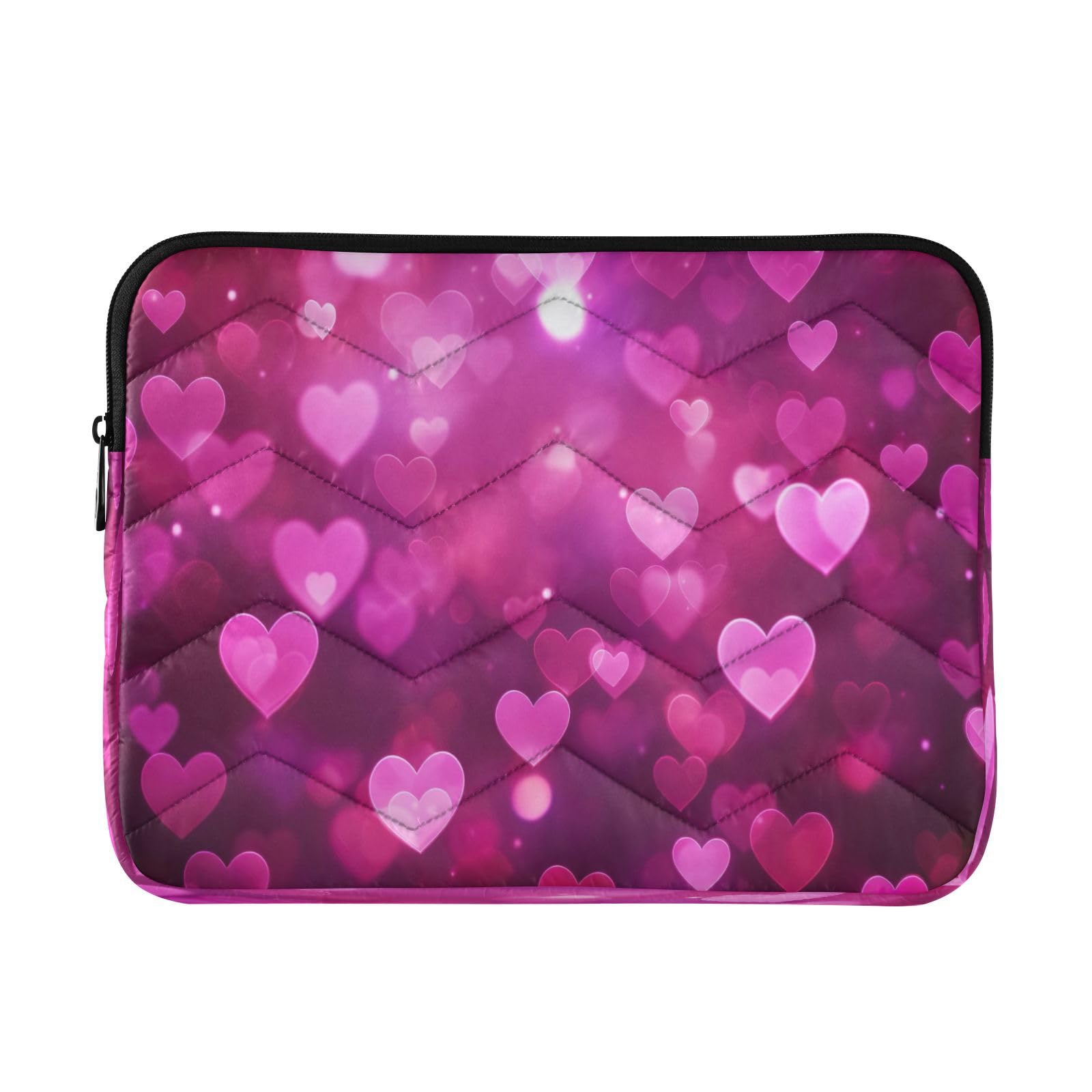 MAZZZZY★ピンク ハート ノートパソコンポーチ13inch Amazon.com: MCHIVER Pink Hearts Laptop Sleeve Case 13.3 Inch