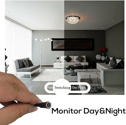 Miniatura 6 de Vanxse CCTV Mini cámara de seguridad HD 0.142 in 90degree 1000tvl 6 unids infrarrojos IR LED visión nocturna pipa serpiente inspección cámara mini