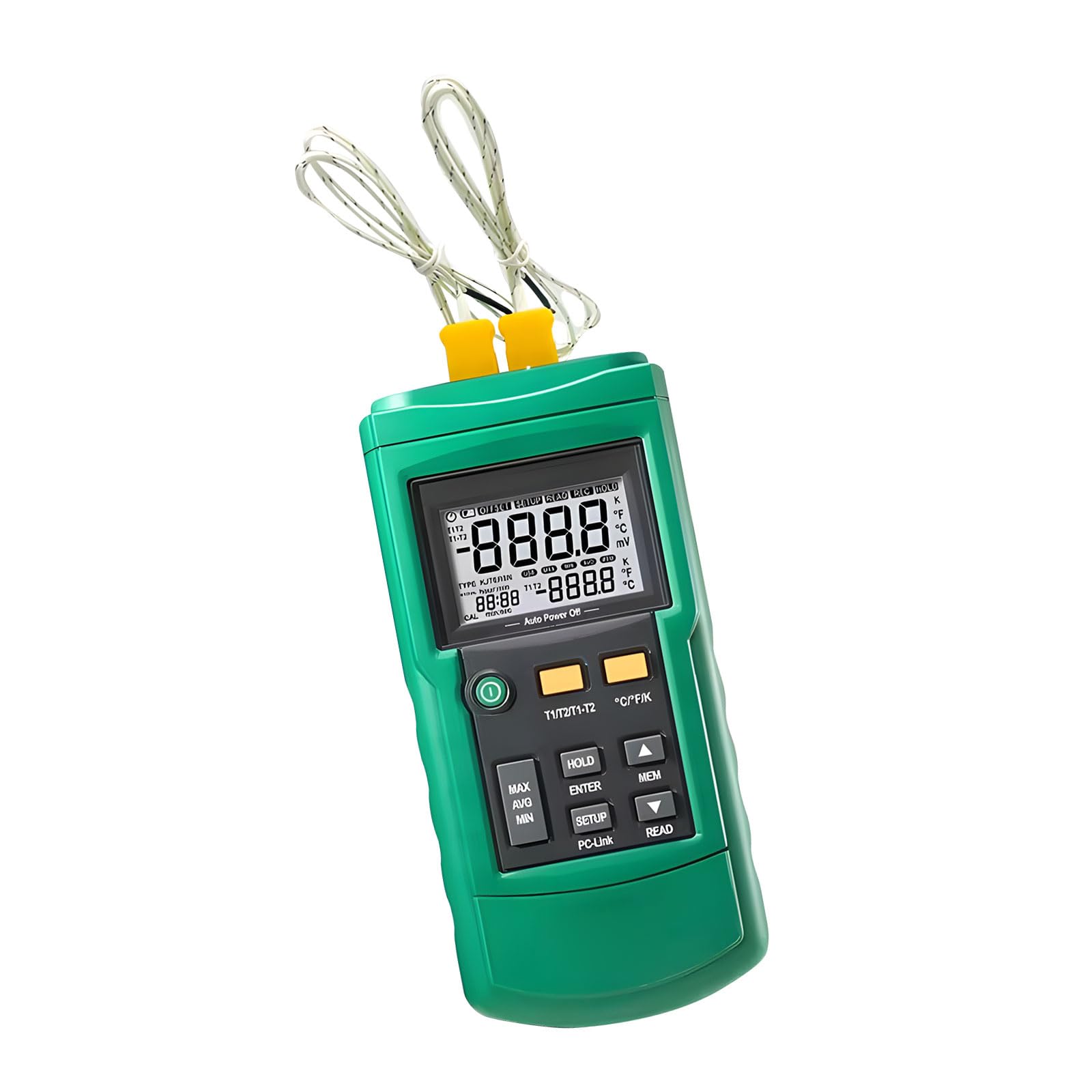 Laboratory Digital Temperature Meter ±0.5℃ Error Margin Battery Not Encompassed Clear Display for Environmental Observing High Accuracy Digital Thermograph