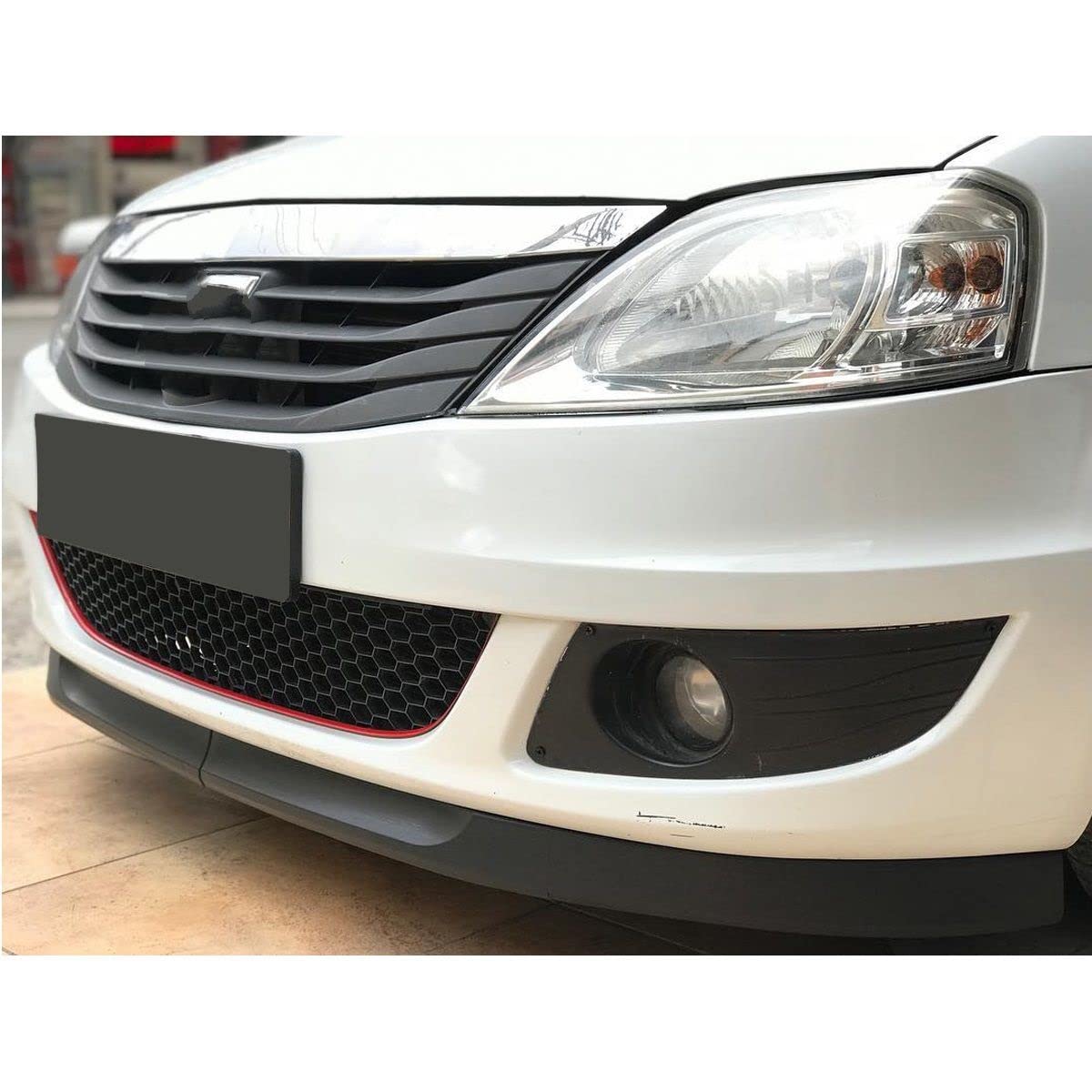 2 szt. PRZEDNI SPOILER Zderzak Lip Euro Spoiler Uniwersalny zestaw nadwozia, dla Renault, Dacia, LOGAN Astra H LIP