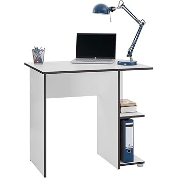 Idimex Bureau Pour Enfant Ou Adulte Nova Bureau Informatique Table D Ordinateur Avec Rangement Ouvert 2 Tablettes Laterales En Melamine Blanc Mat Et Gris Amazon Fr Cuisine Maison Idimex Bureau Pour Enfant Ou Adulte Nova Bureau Informatique Table D Ordinateur Avec Rangement Ouvert 2 Tablettes Laterales En Melamine Blanc Mat Et Gris Amazon Fr Cuisine Maison