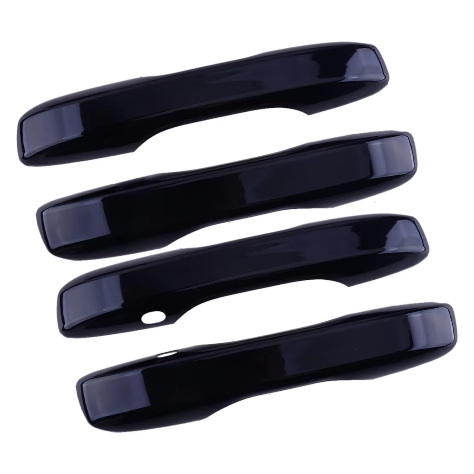 JJRFVBGT Door Handle Trim Compatible with Civic 11th 2022 ABS Glossy Black Side Cover Trim Bezel W/Keyless Entry Car Exterior Door Handle Housing