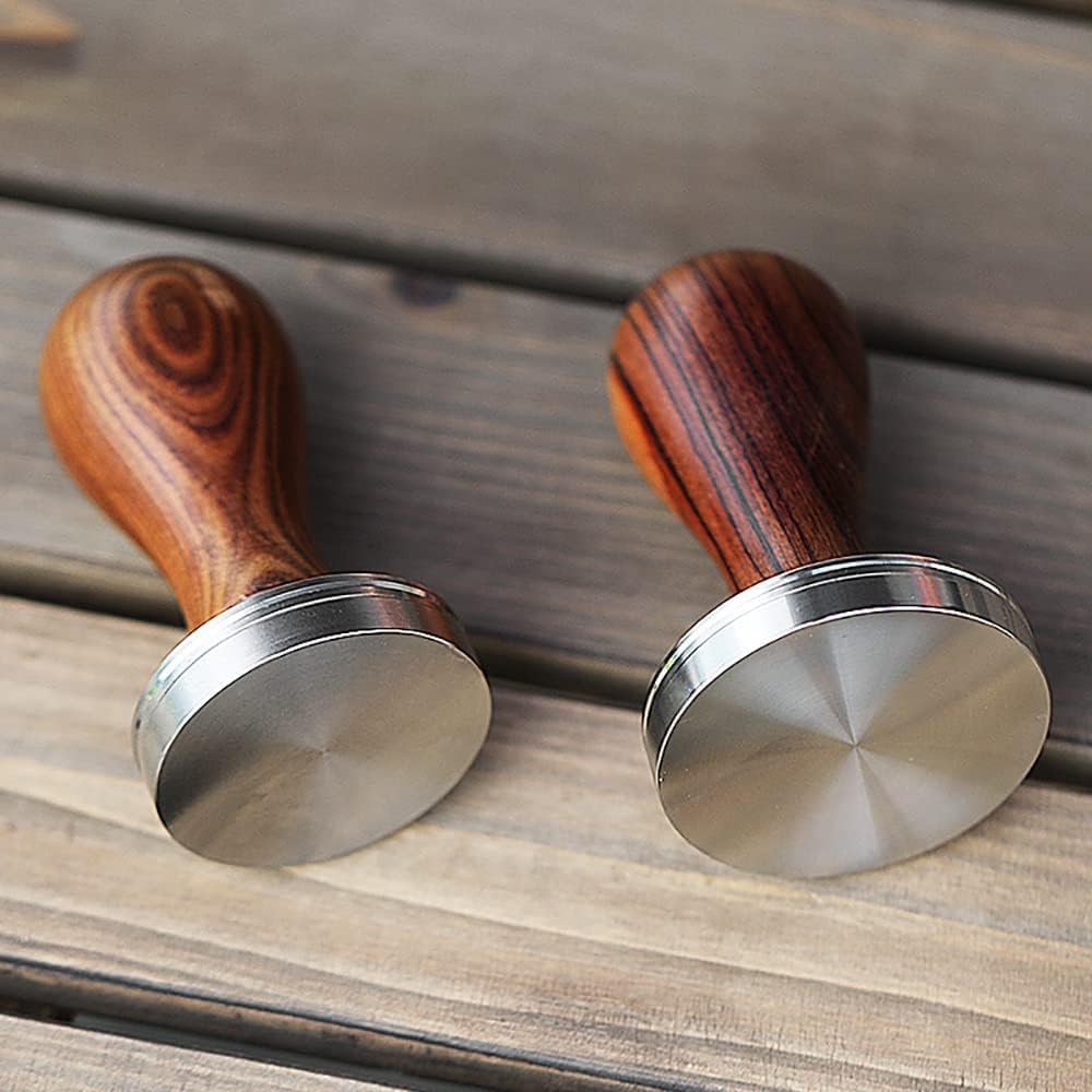 51mm Espresso Coffee Tamper with Mat - 304 Stainless Steel image 5