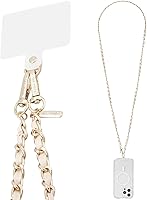 Vista 10 de Case-Mate Cordón cruzado para teléfono celular [funciona con todos los teléfonos] Colgante manos libres para teléfono celular, soporte de cadena