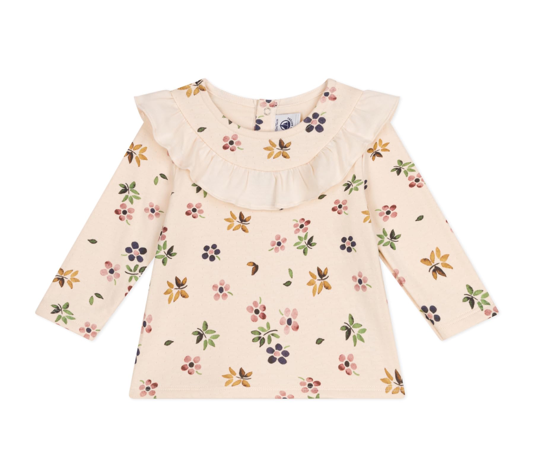Petit Bateau Baby-Mädchen Langarmbluse