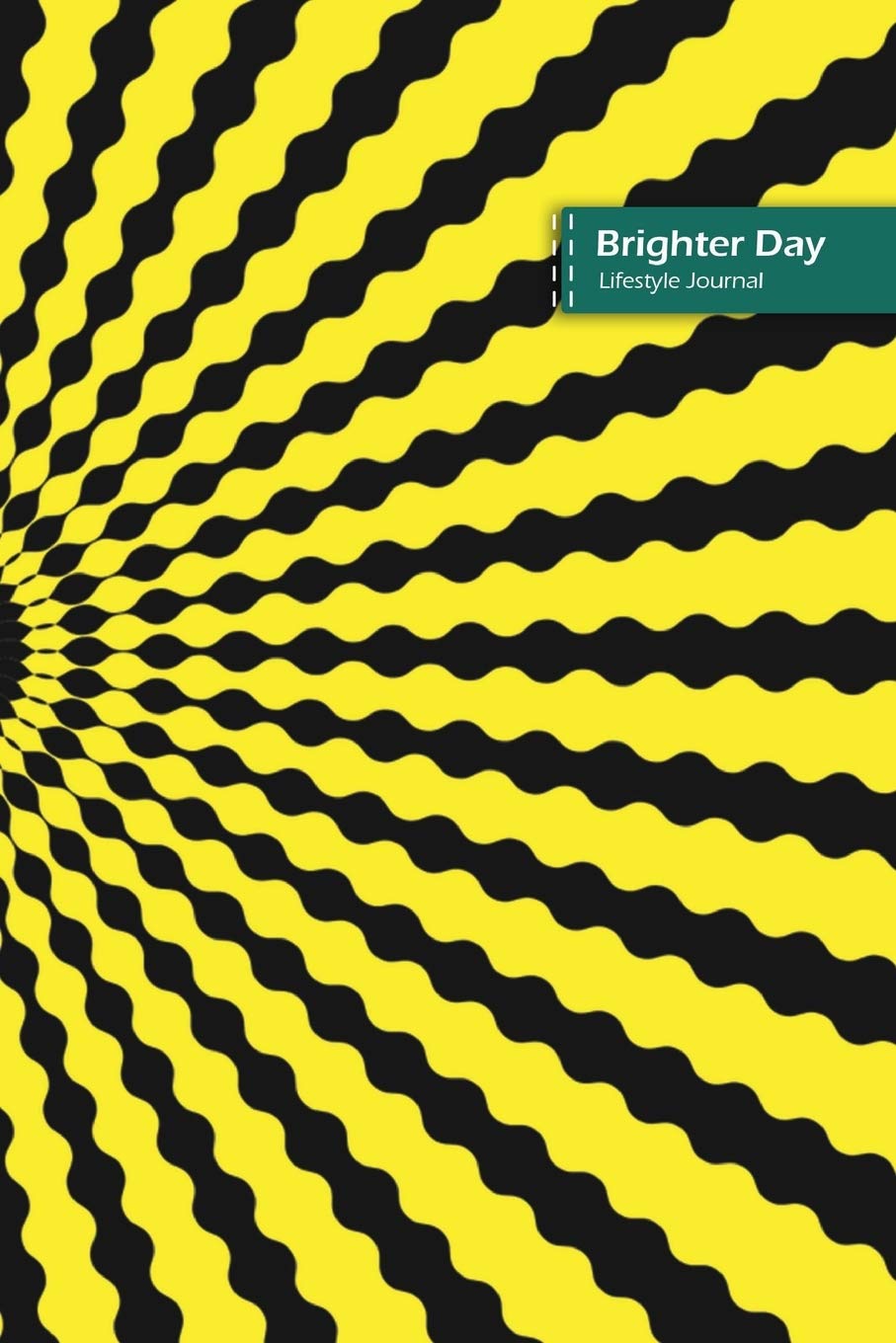 Brighter Day Lifestyle Journal, Blank Write-in Notebook, Dotted Lines, Wide Ruled, Size (A5) 6 x 9 In (Yellow II)