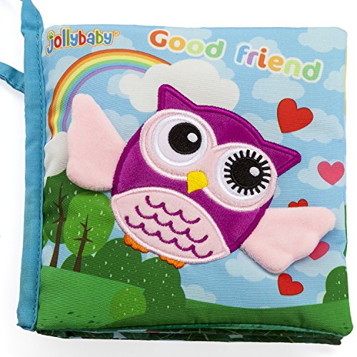 Vaitoys Best Baby Books Touch and Feel peek a Boo Cloth Books Early