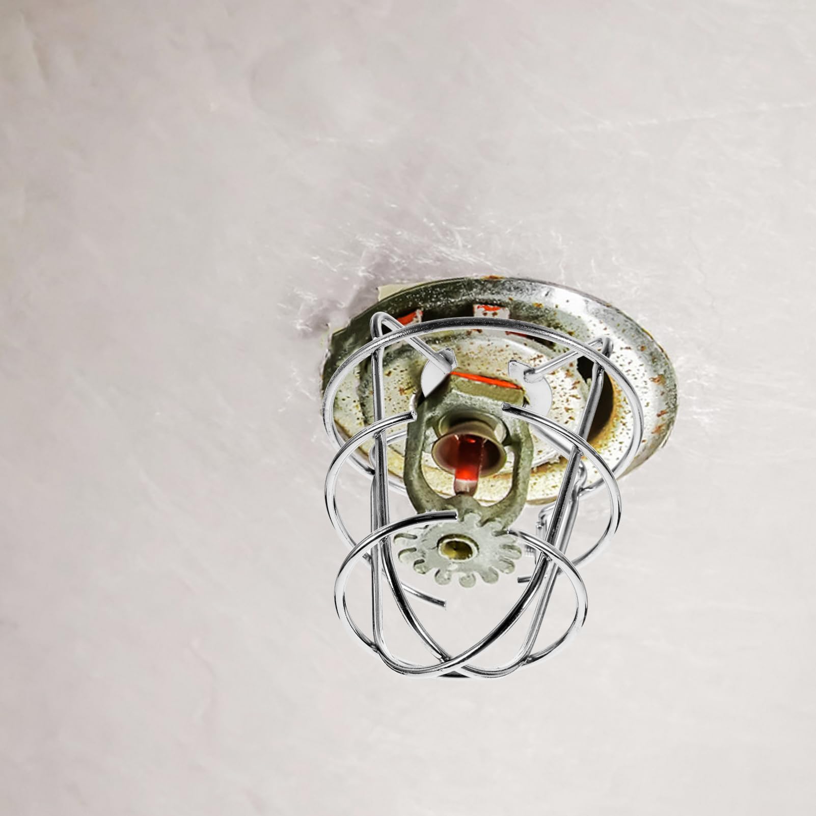 BESPORTBLE 3sets Fire Sprinkler Cover Ceiling Sprinkler Guard 1/2 Inch Protector Shield Fire Head Cage 2pcs*3