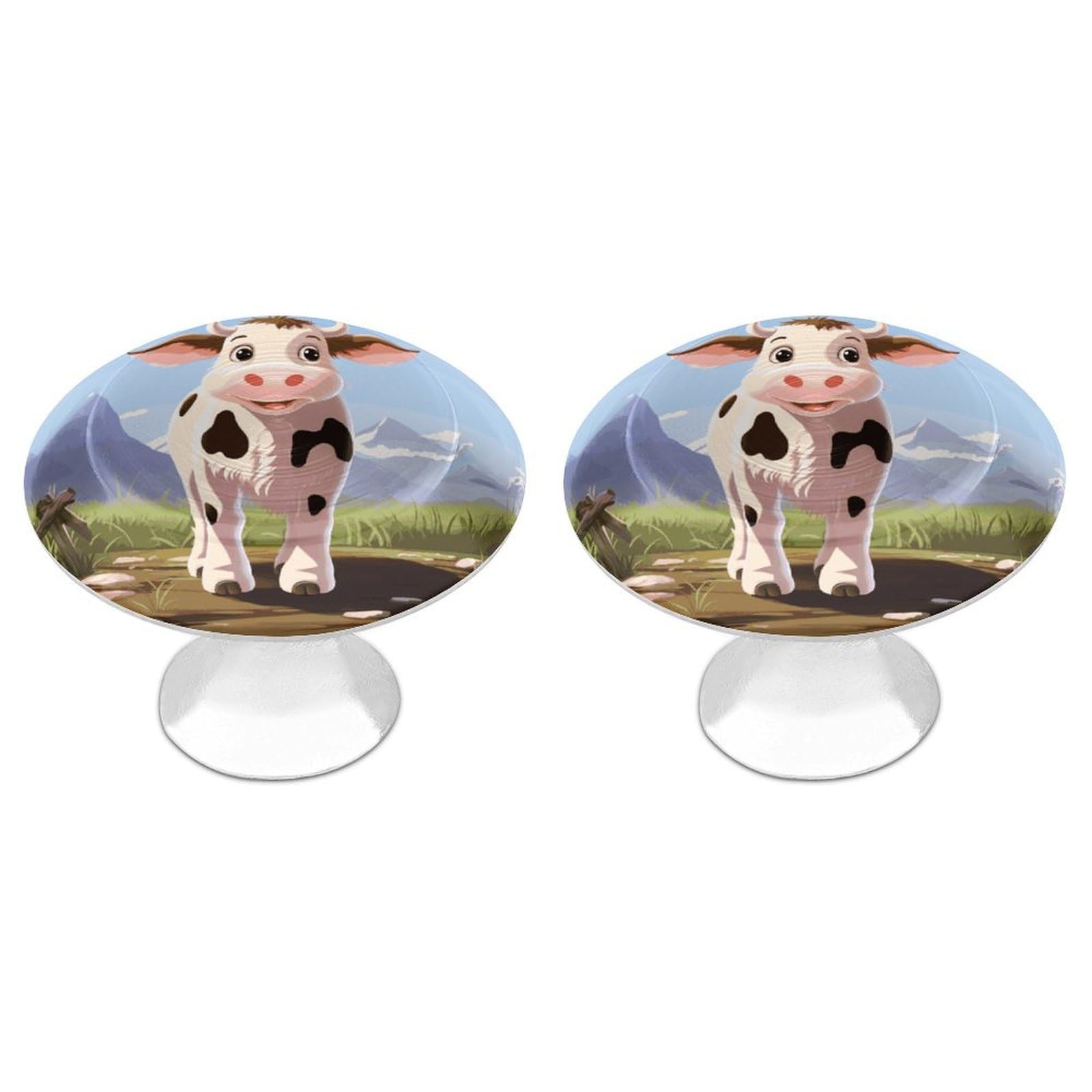NTVOWPZO Cabinet Handles Round Drawer Pulls Cow Milk Dresser Knobs for Cabinets and Drawers Handle for Bathroom Cupboard Drawers Cabinet Pulls for Kitchen Door