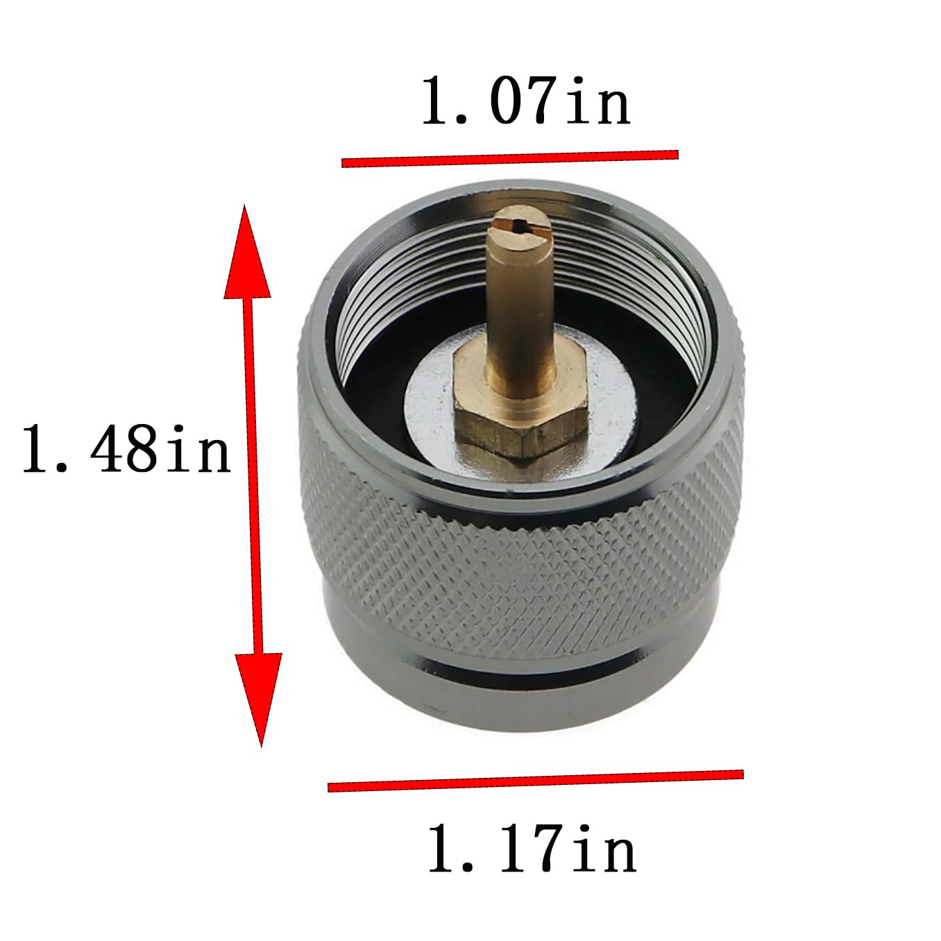 GZWZH 2PCS Propane Gas Tank Adaptor Outdoor Camping Stove Split Stove Adaptor Cylinder LPG Tank Adaptor For IPE Adaptor Interface Converter Gas Cylinder Adapter